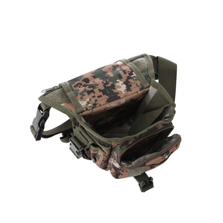 Olive Green Multi-Function Outdoor Military Training Leg Bag Backpack For Tactical