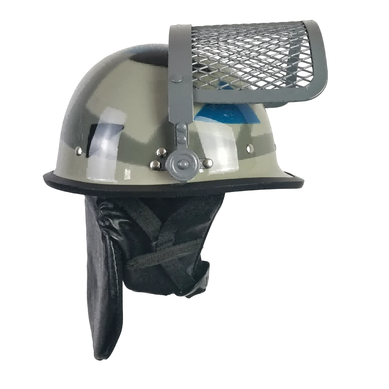 Nepal Riot Control Helmet with Metal Grid Nepal Riot Control Helmet with Metal Grid